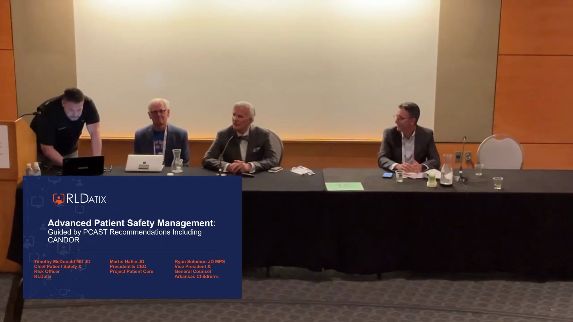 Advanced Patient Safety Management: Guided By PCAST Recommendations Including CANDOR